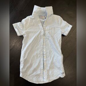 🐳💙Vineyard Vines💙🐳Girls Seersucker Button Down dress Cover up Size 4T